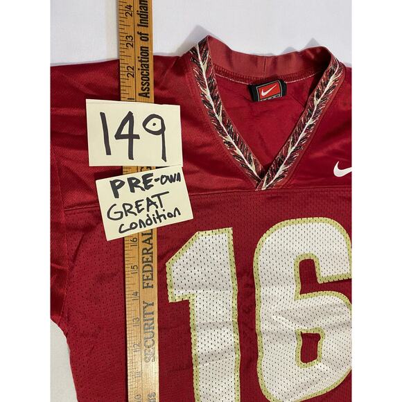Florida State Seminoles Nike Football Jersey – Youth Small, #16 Garnet Team Gear - Picture 4 of 9